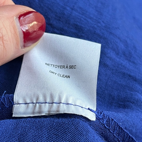 EUC 18W Michel Antoni Blue Shimmering Dress - Picture 7 of 7